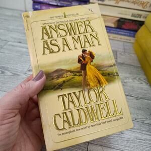 Answer As A Man by Taylor‎ Caldwell 1981 First Fawcett Crest Printing Paperback
